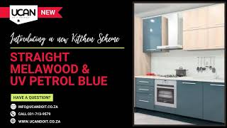 UCAN DIY KITCHEN SCHEME - Straight Melawood \u0026 UV Petrol Blue