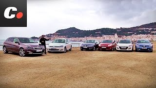 Comparativa Compactos: Peugeot 308, Ford Focus, Hyundai i30, Mégane, Golf, León - Prueba coches.net