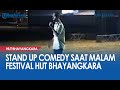 Stand Up Comedy oleh Musa pada Malam Festival HUT Bhayangkara Ke-76 di Polda NTT