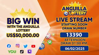 Emisión en directo de Madroka Anguilla Lottery, LTD 13390