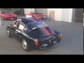 abarth zagato 750 double bubble test drive and start up