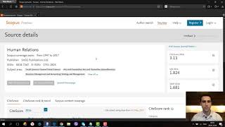 How to search and analyze the journals indexed in the Scopus database Method 1