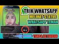 Cara Melihat Status Whatsapp Orang Lain | Tanpa Ketahuan