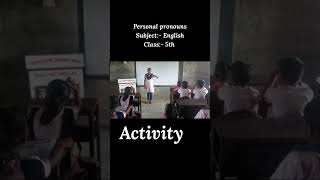 English grammar||Activity - Personal pronouns(5th)