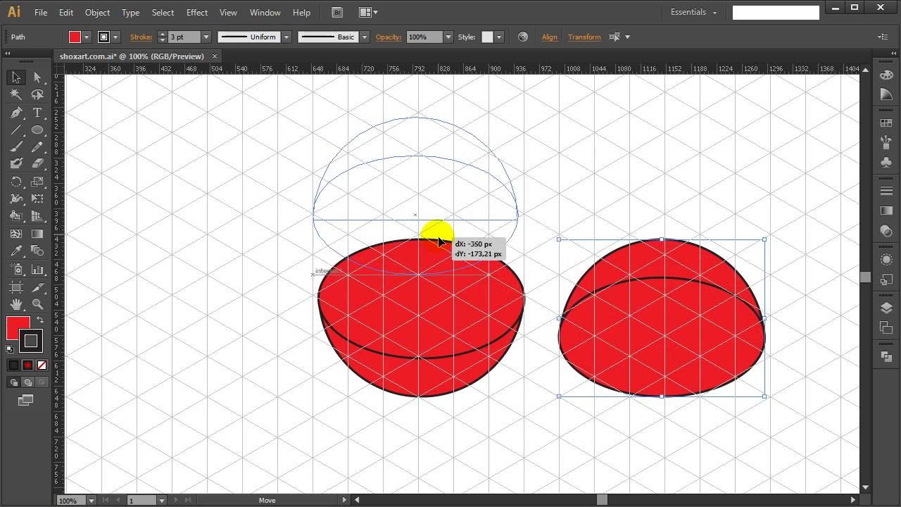 Isometric Infographic Illustrator Tutorial