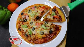 Easy Bread Pizza || കുട്ടികൾക്ക് ഇഷ്ടപെടും ഈ ബ്രെഡ് പിസ്സ || Bread Pizza With Veg Toppings☑️ 💯