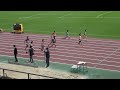 2023.04.08 第1回岡山県記録会 男子100ｍ tr予選34組