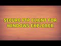 Secure FTP client for Windows Explorer