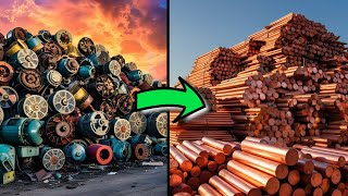 Incredible Copper Recycling Process From Old Motor Compressor