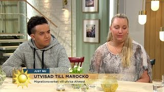 Ahmed har fått ny familj - ska ändå utvisas till Marocko - Nyhetsmorgon (TV4)