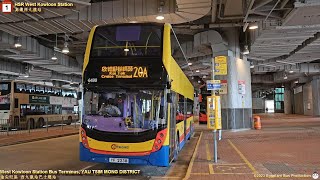 【城巴首席】🇭🇰HK Bus CTB 20A #6499 @YF2238 HSR West Kowloon Station🍆Kai Tak Cruise Terminal 西九龍站🍆啟德郵輪碼頭