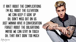 Company - Justin Bieber (Lyrics)