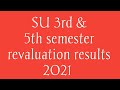 satavahana University revaluation results|SU 3rd&5th semester revaluation  @DegreeYoutubechannel