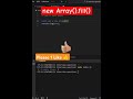 Create new Array in javascript | array in javascript #shorts #javascript #shortvideo #interview