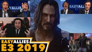 Cyberpunk 2077 w/ Keanu Reeves - Easy Allies Reactions - E3 2019