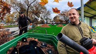 LAUB-CHAOS UND FAN-KOLLEKTION: Hauptplatz-Aktion und Spenden-Thema! 🍂⚽