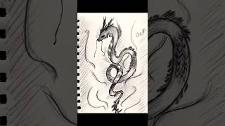 I drew dragon for the first time #like #drawing #subscribe #art #dragon#funk#sketchbook #sketch