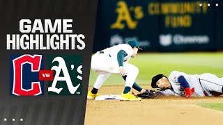 Guardians vs. A's Game Highlights (3/28/24) | MLB Highlights