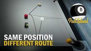 Same Position Different Route - Pool Tutorial | Pool School