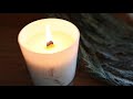 relaxing asmr wood wick candle close up crackle sounds *turn sound up*