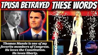 Erika Kirk's TPUSA EXPOSED Betraying Charlie Kirk's Wishes On Thomas Massie America First
