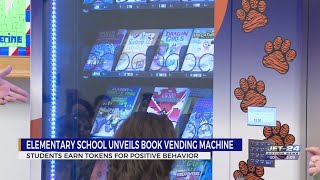 Tracy Elementary unveils new book vending machine