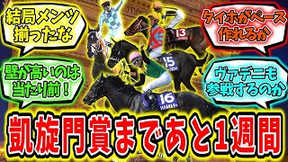 『凱旋門賞まであと1週間』に対するみんなの反応