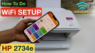 HP DeskJet 2734e WiFi setup.