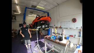 Bullet Speed Quad kit time lapse install on LS3 powered Polaris Slingshot