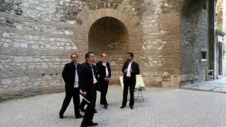 Gorgeous Acapella voices in the Diocletian palace at Split