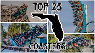 Top 25 Roller Coasters in Florida