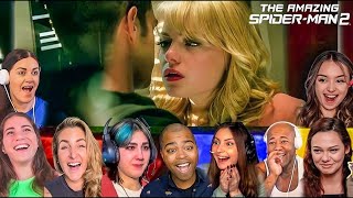 “Kissing in the Closet” REACTIONS! The Amazing Spider-Man 2 (2014) | Movie Reactions