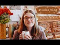 Studio Vlog #36 - Powell's Books, Stationery Shops, & Cozy Painting ✨🎨