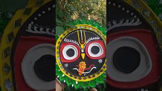 Jagannath Makeing With Cardboard || Lord Jagannath Craft Wall Hanging || #shorts #youtube #viral