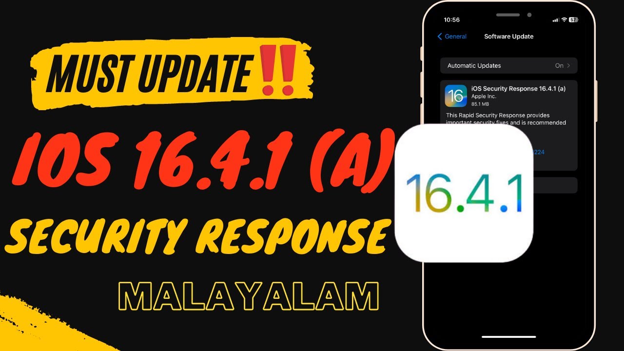 IOS 16.4.1 (a) Released | IOS Security Response | Security Update | IOS ...