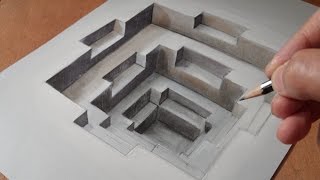 How To Create A 3d Illusion Of A Hole - Trick Art Trompe-l'oeil