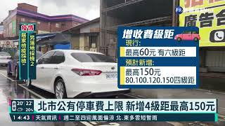 北市公有停車費上限 新增4級距最高150元｜華視新聞 20220214