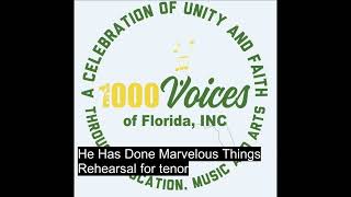 He Has Done Marvelous Things