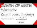 What is the Zero Product Property?