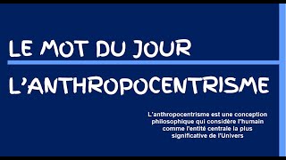 L'Antropocentrisme