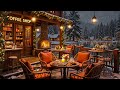 warm jazz music to work focus ⛄ cozy winter coffee shop ambience ~ relaxing jazz instrumental music