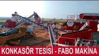 Konkasör Tesisi | Satılık Konkasör Tesisi || FABO Konkasör Tesisi