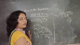 Chemical Kinetics - zero order reaction