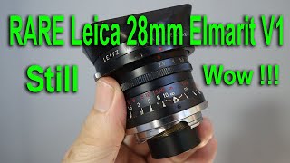 RARE LEICA 28mm Elmarit Ver.1 STILL FAB!