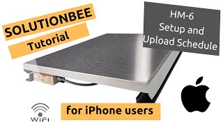 Solutionbee HM-6 Hive Monitor Quick Installation Guide for iPhone users