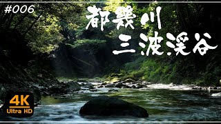 〚自然音4K〛#006_せせらぎが奏でる音風景_埼玉県三波渓谷