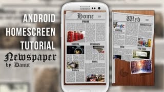 Newspaper - Android Homescreen Tutorial