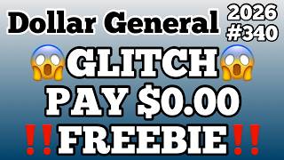 2026#340😱Dollar General Couponing😱GLITCH‼️PAY $0.00‼️FREEBIE‼️MUST WATCH👀👀