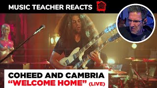 Music Teacher REACTS TO Coheed and Cambria "Welcome Home" (Live) | MUSIC SHED EP 139