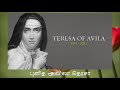 இன்றைய புனிதர் அக்டோபர் 15 புனித அவிலா தெரசா saint of the day oct 15 st. teresa of avila